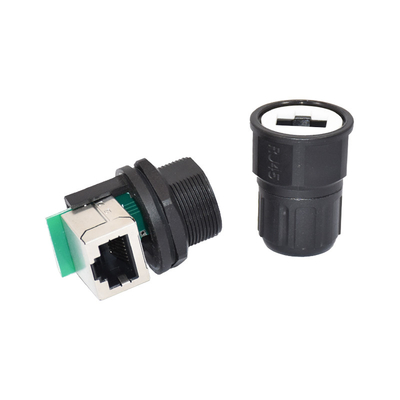 품질  Industrial RJ45 Panel Mount Ethernet Waterproof Connector 1.5A 공장