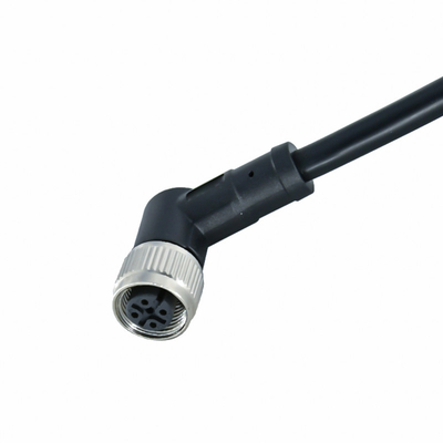 오우르도어 M12 케이블 커넥터 방수된 코드 5 핀이 PVC AWG22-26 센서 배선을 표현합니다