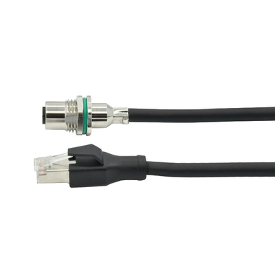 Rj45 연결기에 대한 보호해야 하는 네트워크 방수 Ethernet 케이블 연결기 M12
