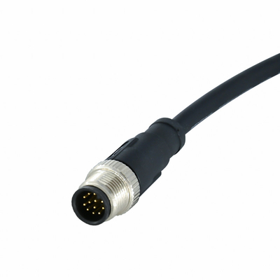 IP68 여성 남자 M12 방수 커넥터 22AWG 24AWG 26AWG M12 케이블 커넥터
