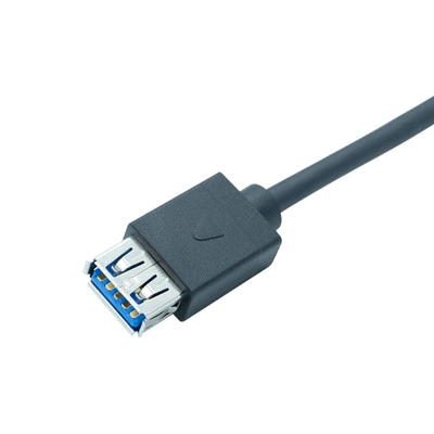 라이트 박스 케이블을 광고하기 위한 USB 3.0 패널 마운트 IP67 방수 USB 케이블 연결기