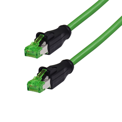 4A 정격 M12 to RJ45 커넥터 IP67 방수 수컷 암컷