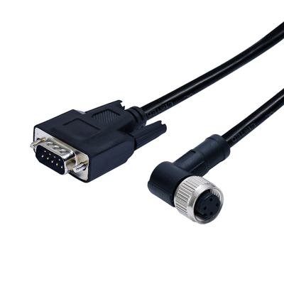 M12 to D-Sub 방수 커넥터 IP68 DB9 DB15 DB25 DB37