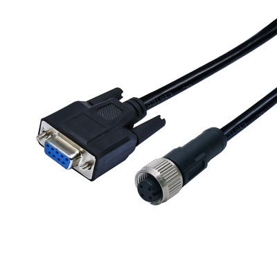 M12 to D-Sub 방수 커넥터 IP68 DB9 DB15 DB25 DB37