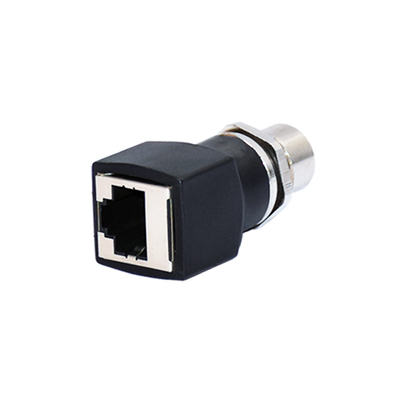 M12 X-코딩 암 RJ45 커넥터 IP67 IP68 방수