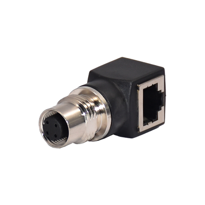 M12 X-코딩 암 RJ45 커넥터 IP67 IP68 방수