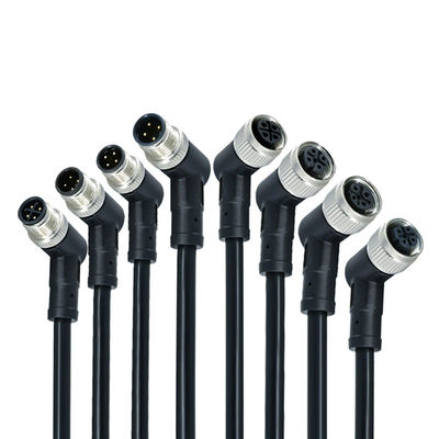 M12 방수 커넥터 IP68 3-17핀 수컷 암컷 스크류 타입 DIN