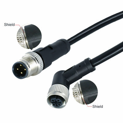 M12 방수 커넥터 IP68 3-17핀 수컷 암컷 스크류 타입 DIN