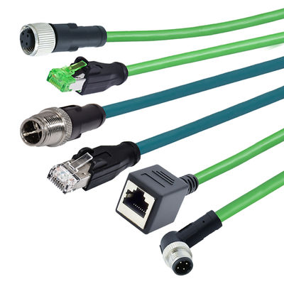 M12 방수 커넥터 IP67 IP68 수컷 암컷 3-24핀 DIN IEC61076