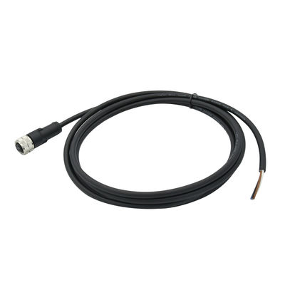 M8 Waterproof Circular Connector with -25℃~85℃ Temperature Range Straight/Right Angle Orientation and PVC/PUR Outer Sheath