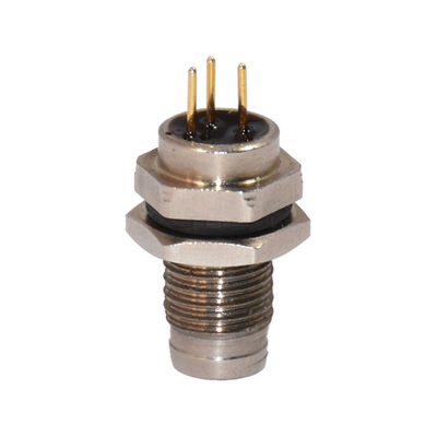 M8 4PIN 5PIN 8PIN 직각 PCB 타입 커넥터 90도 패널 마운트 커넥터