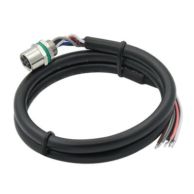 방수 M8 미니 커넥터 금속 4핀 패널 마운트 커넥터