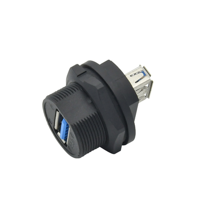 리골 패널 마운트 방수 USB 연결기 IP67 야외 수용부 USB 3.0