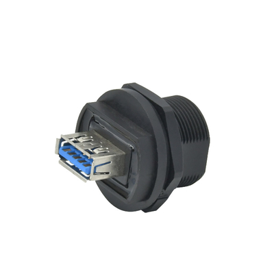 리골 패널 마운트 방수 USB 연결기 IP67 야외 수용부 USB 3.0